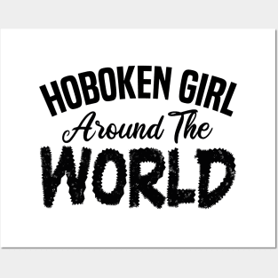 Hoboken girl around the world Posters and Art